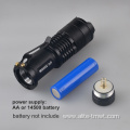 custom 3W led mini pocket zoom tactical flashlight